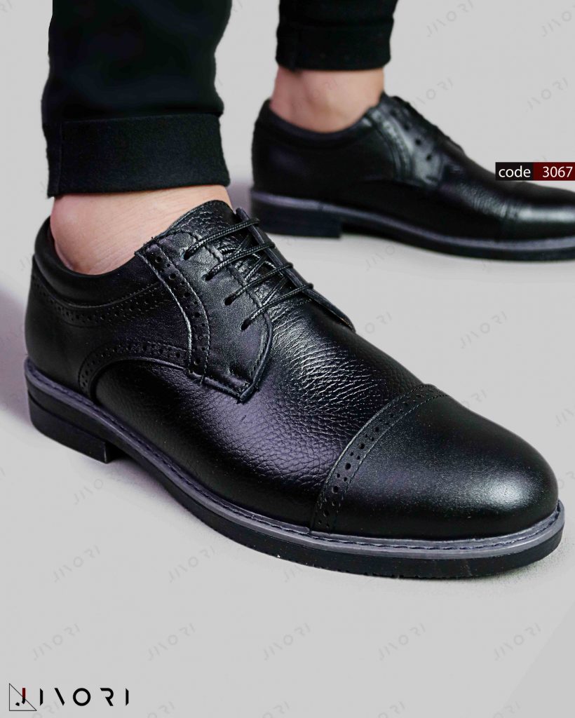 کفش رسمی اکوادور مردانه مشکی  (3067)