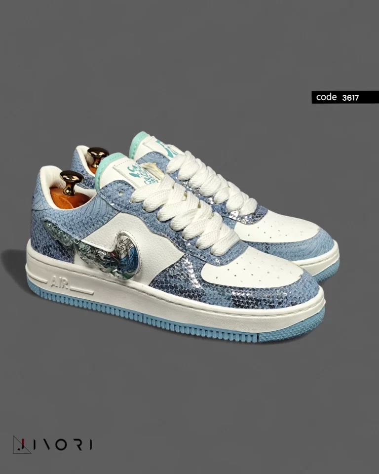 کتونی نایک دراگون ایرفورس سفید آبی (3617)